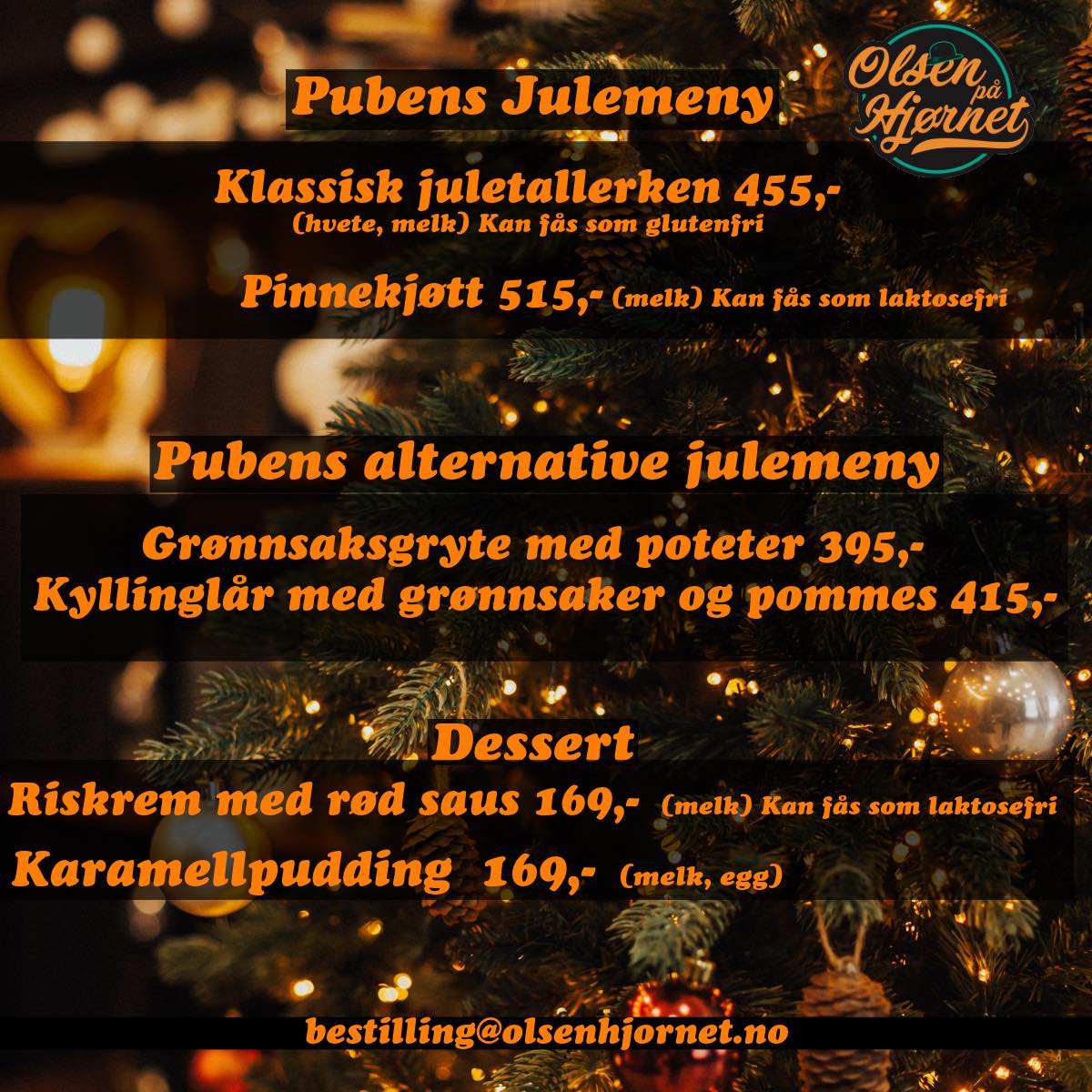 Julemeny Julemeny